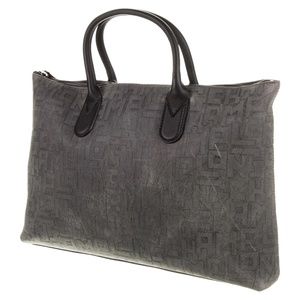 Longchamp Embossed Logo Top Handle Bag